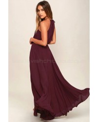 Essence of Style Plum Purple Maxi Dress